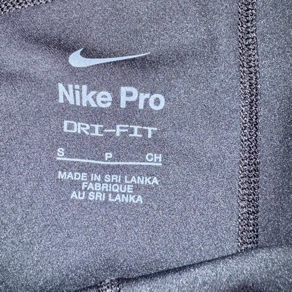 Nike Pro Women's Shorts Trio - Red, Black, Olive - Picture 7 of 10
